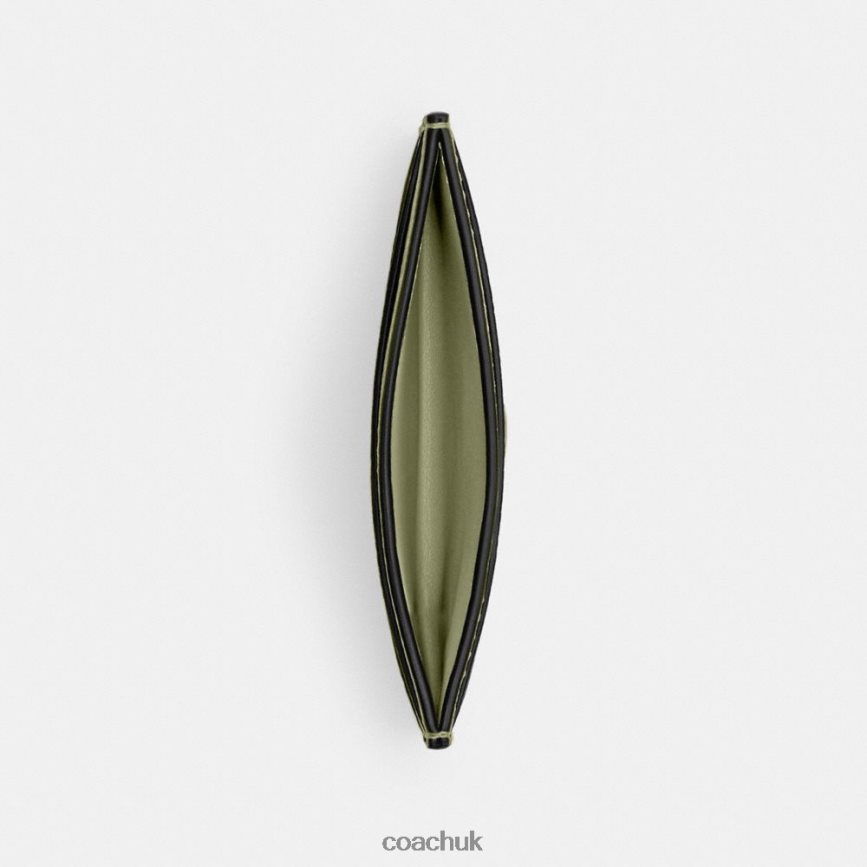 Coach Women ESSENTIAL CARD CASE B4/MOSS D0DL44369