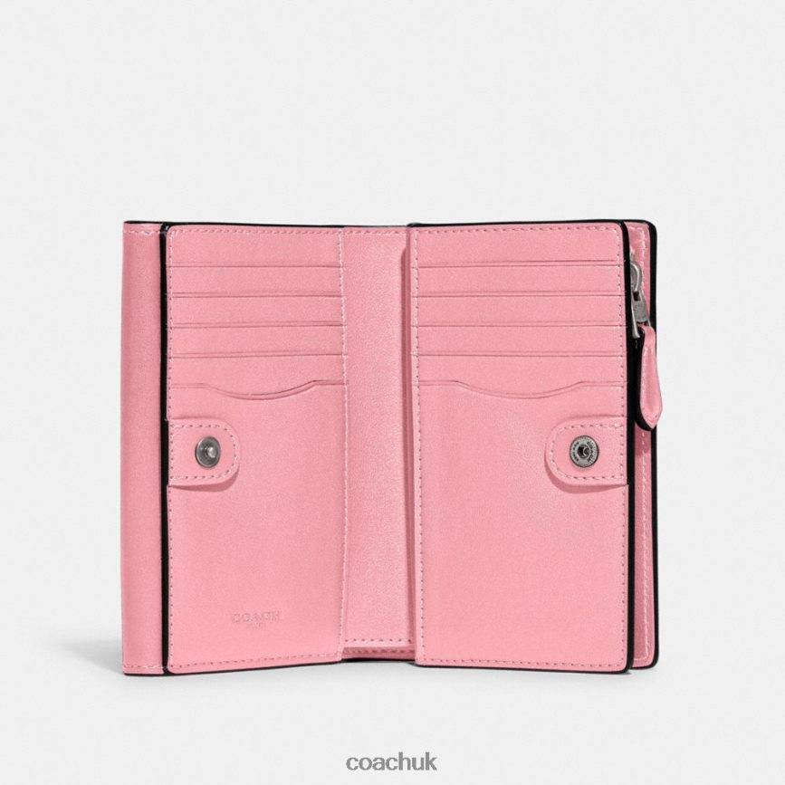 Coach Women STUDIO MEDIUM WALLET LH/Flower Pink D0DL44334