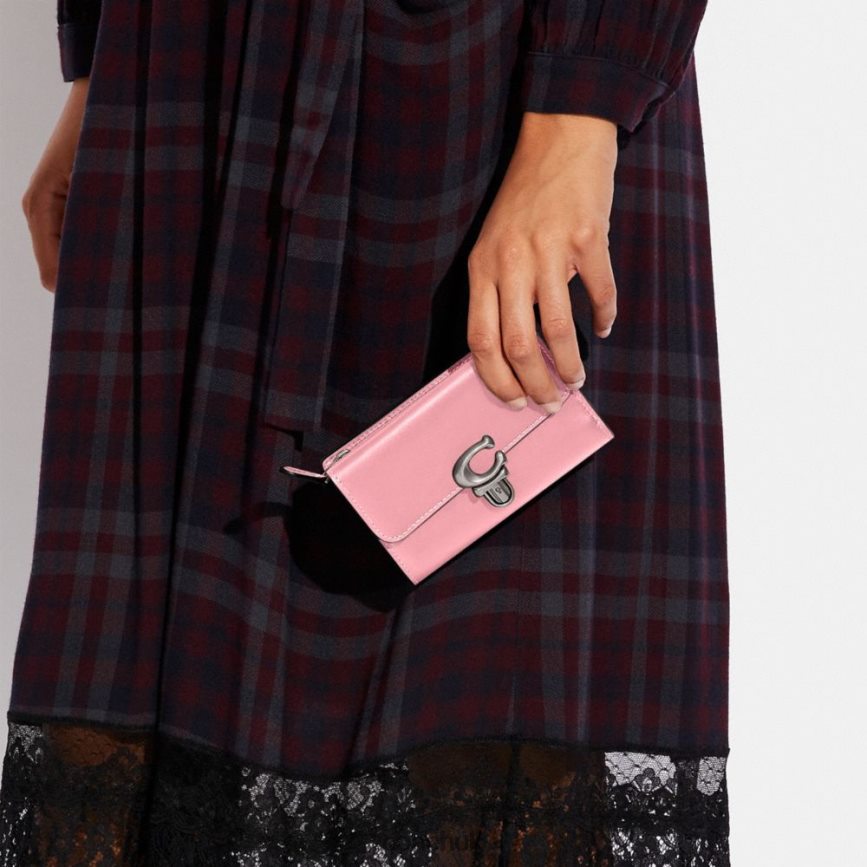 Coach Women STUDIO MEDIUM WALLET LH/Flower Pink D0DL44334