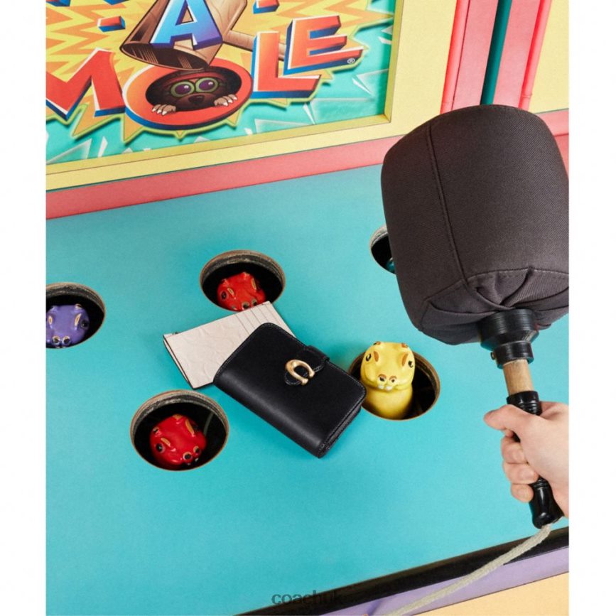 Coach Women TABBY MEDIUM WALLET B4/BLACK D0DL44340