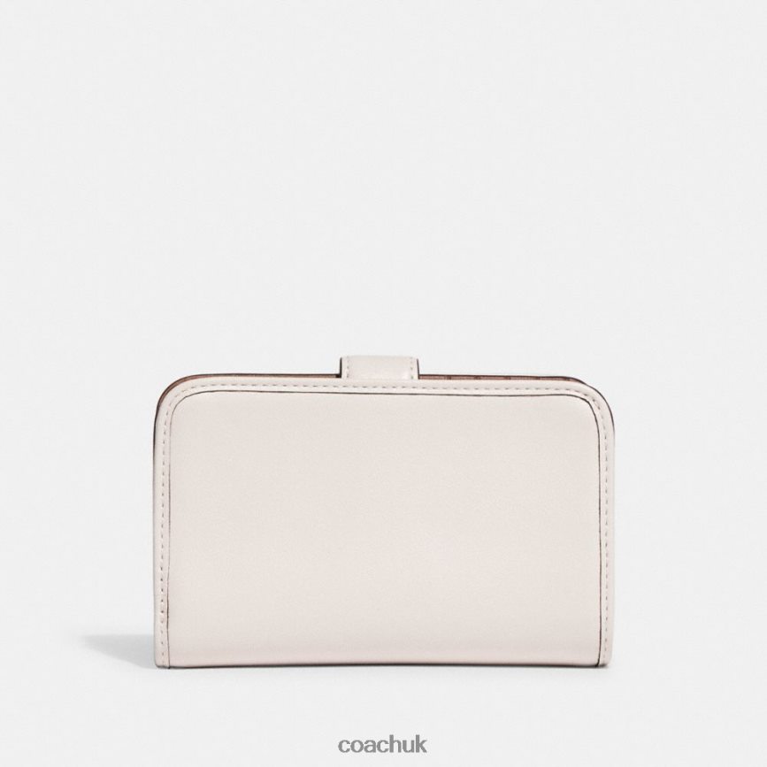 Coach Women TABBY MEDIUM WALLET B4/CHALK D0DL44335