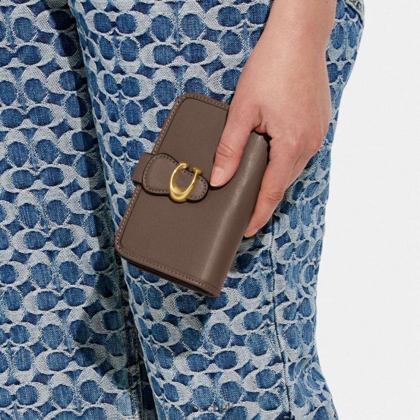 Coach Women TABBY MEDIUM WALLET B4/DARK STONE D0DL44338