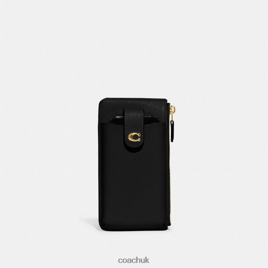 Coach Women ESSENTIAL PHONE WALLET B4/BLACK D0DL44389