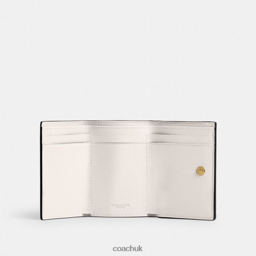 Coach Women ESSENTIAL MINI TRIFOLD WALLET B4/CHALK D0DL44351