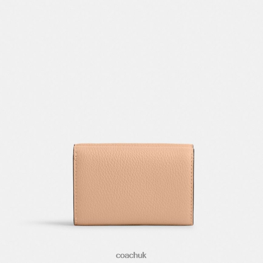 Coach Women ESSENTIAL MINI TRIFOLD WALLET LH/Buff D0DL44346