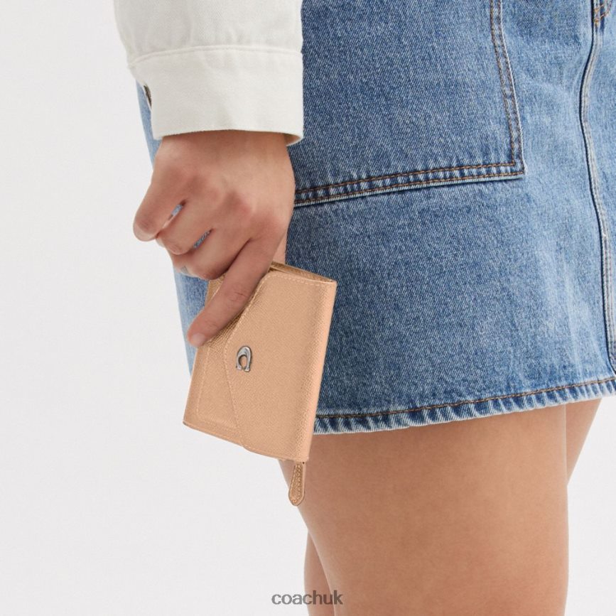 Coach Women WYN SMALL WALLET LH/Buff D0DL44345