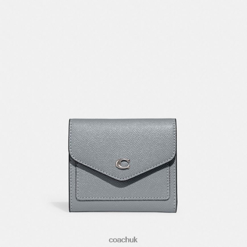 Coach Women WYN SMALL WALLET LH/Grey Blue D0DL44350