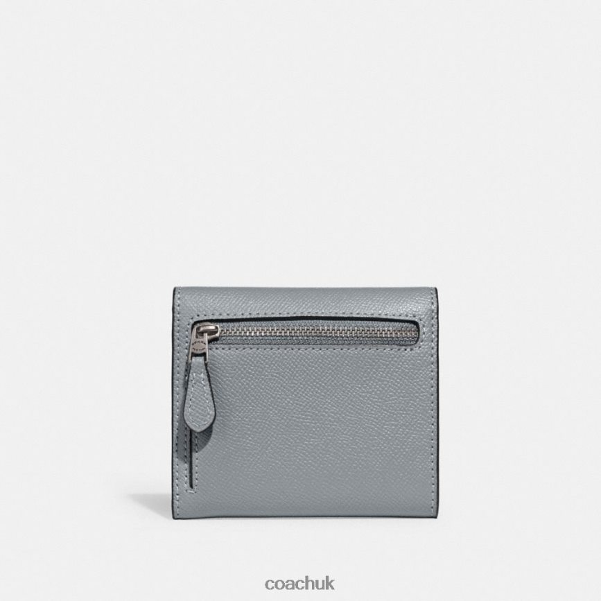 Coach Women WYN SMALL WALLET LH/Grey Blue D0DL44350